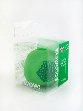 Спонж Брокколи для создания веснушек, Зеленый Solomeya Broccoli Freckle Sponge, Green, 1 шт